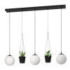 Suspension Eglo RONDO Noir, 3 lumières