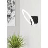 Applique murale Eglo CARANACOA LED Noir, 1 lumière