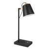 Lampe de table Eglo LACEY-QI LED Brun, Noir, 1 lumière