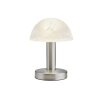 Lampe de table Trio Fynn 2 Nickel mat, 1 lumière