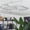 Plafonnier  Longos LED Aluminium, 1 lumière, Télécommandes