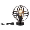 Lampe de table Globo TAMARA Noir, 1 lumière