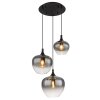 Suspension Globo MAXY Noir, 3 lumières