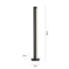 Lampadaire Paul Neuhaus PURE-LINES LED Anthracite, 1 lumière, Télécommandes