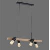 Suspension Leuchten-Direkt CANOP Écru, Noir, 4 lumières