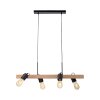 Suspension Leuchten-Direkt CANOP Écru, Noir, 4 lumières