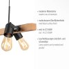 Suspension Leuchten-Direkt CANOP Écru, Noir, 4 lumières