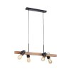 Suspension Leuchten-Direkt CANOP Écru, Noir, 4 lumières