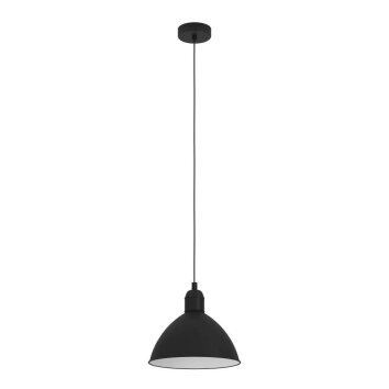 Suspension Eglo PRIDDY Noir, Blanc, 1 lumière