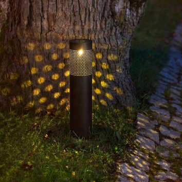 Borne lumineuse Eglo Z_SOLAR LED Noir, 1 lumière