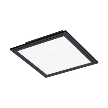 Plafonnier Eglo SALOBRENA LED Noir, 1 lumière