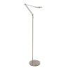 Lampadaire Steinhauer Soleil LED Acier brossé, 1 lumière