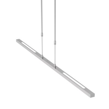 Suspension Steinhauer Bande LED Acier brossé, 3 lumières