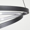 Suspension  Fioso LED Noir, 1 lumière