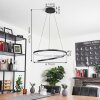 Suspension  Fioso LED Noir, 1 lumière