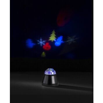 Lampe à poser Wofi WINTER LED Noir, 1 lumière