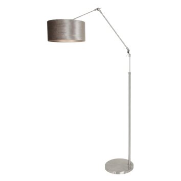 Lampadaire Steinhauer Prestige Chic Acier brossé, 1 lumière