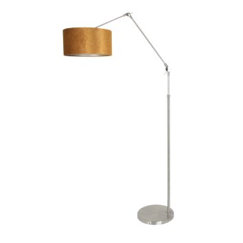 Lampadaire Steinhauer Prestige Chic Acier brossé, 1 lumière