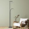 Lampadaire à vasque Steinhauer Turound LED Noir, 2 lumières