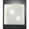 Plafonnier Fabas Luce Naxar Blanc, 2 lumières