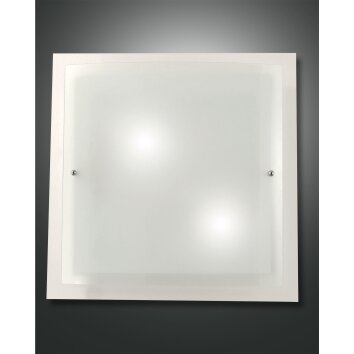 Plafonnier Fabas Luce Naxar Blanc, 2 lumières