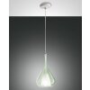 Suspension Fabas Luce Lila Blanc, 1 lumière