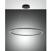 Suspension Fabas Luce Giotto LED Noir, 1 lumière