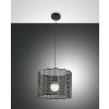 Suspension Fabas Luce Glicine Noir, 1 lumière