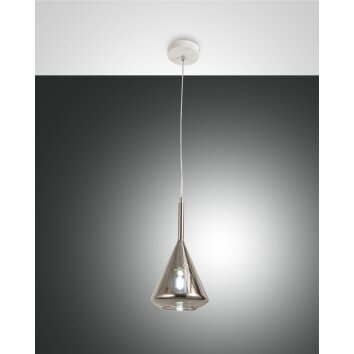 Suspension Fabas Luce Tris Blanc, 1 lumière