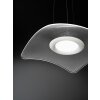 Suspension Fabas Luce Ibiza LED Blanc, 1 lumière