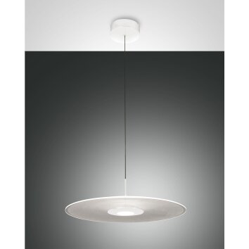 Suspension Fabas Luce Anemone LED Blanc, 1 lumière