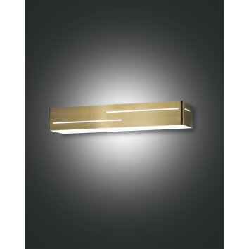 Applique murale Fabas Luce Banny LED Laiton, 1 lumière