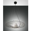 Suspension Fabas Luce Homa Noir, 1 lumière