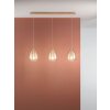 Suspension Fabas Luce Britton Laiton, 3 lumières