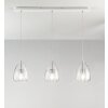 Suspension Fabas Luce Britton Blanc, 3 lumières