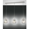 Suspension Fabas Luce Britton Blanc, 3 lumières