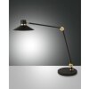 Lampe de table Fabas Luce Panarea LED Noir, 1 lumière