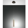 Suspension Fabas Luce Prado LED Or, Noir, 1 lumière