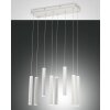 Suspension Fabas Luce Prado LED Blanc, 8 lumières