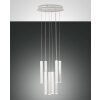 Suspension Fabas Luce Prado LED Blanc, 8 lumières