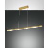 Suspension Fabas Luce Ling LED Laiton, 1 lumière