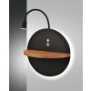 Applique murale Fabas Luce Dual LED Écru, Noir, 2 lumières