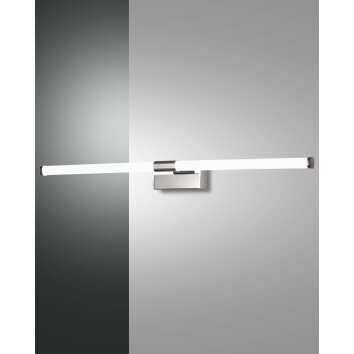 lampe miroir Fabas Luce Ago LED Chrome, 1 lumière