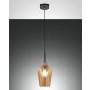 Suspension Fabas Luce Stintino Noir, 1 lumière