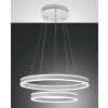 Suspension Fabas Luce Palau LED Blanc, 2 lumières