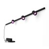 Applique murale Kit de base Philips Hue Perifo LED Noir, 3 lumières, Changeur de couleurs