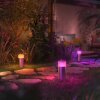 Borne lumineuse Philips Hue Calla LED Aluminium, 1 lumière, Changeur de couleurs