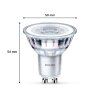 Philips Classic Lot de 2 LED GU10 4,6 watt 2700 kelvin 355 lumen