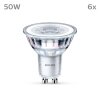 Philips Classic Lot de 6 LED GU10 4,6 watt 2700 kelvin 355 lumen