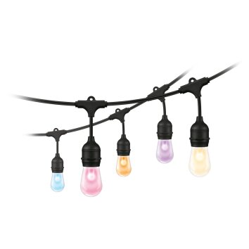 Guirlande Philips WiZ LED Noir, 1 lumière, Changeur de couleurs